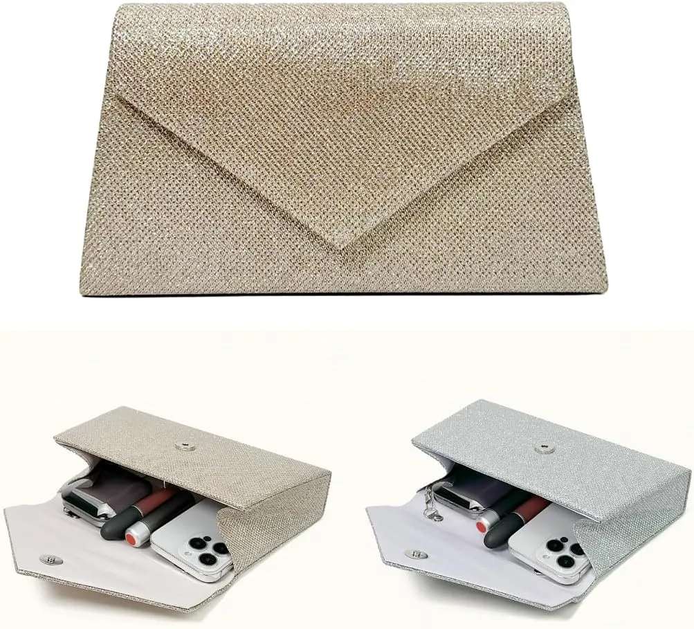 2023 NEW Evening Purse Elegant Party Wedding Clutches Handbag Shoulder Bag Envelope Bags