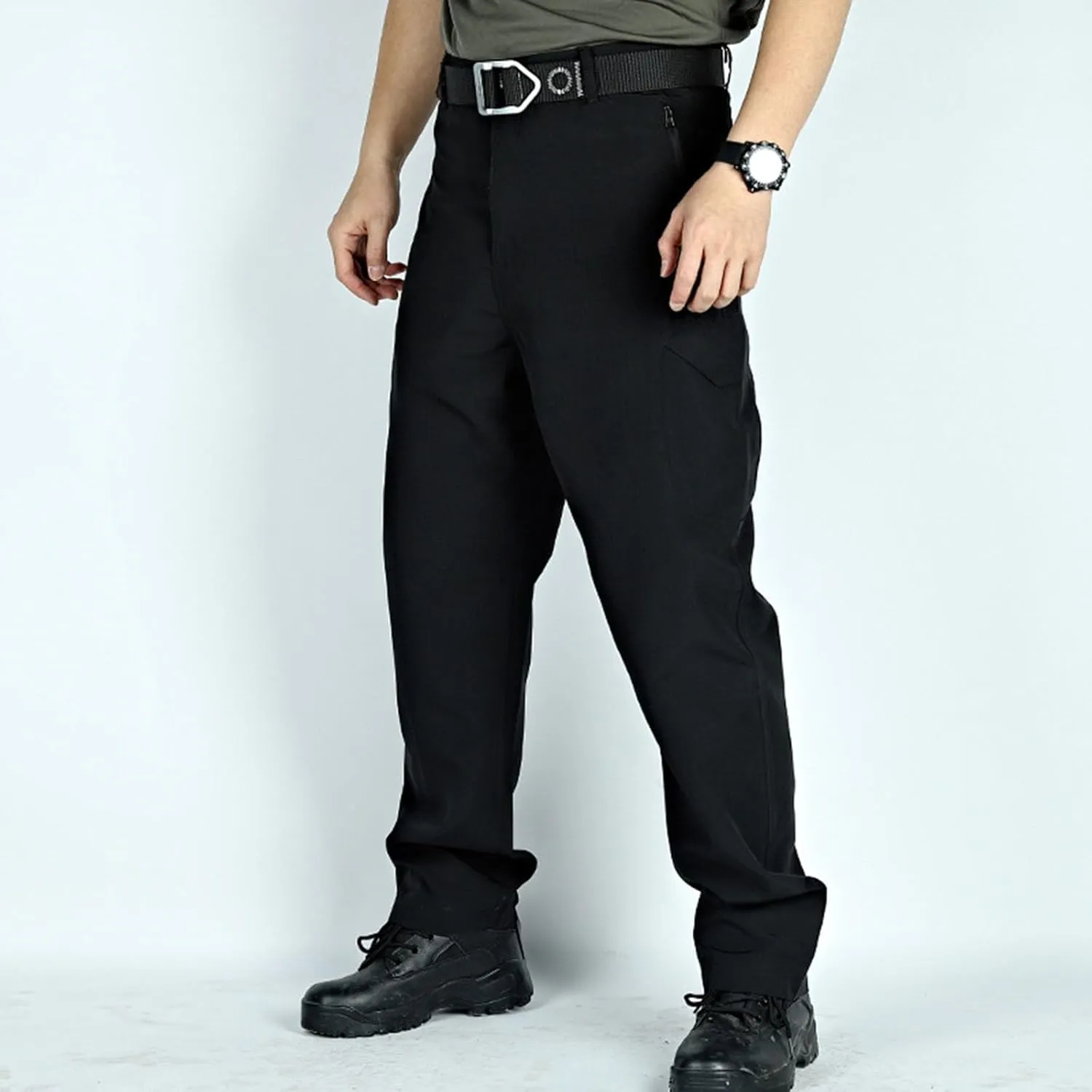 2025 Men's Casual Pants Slim Fit Elastic Loose Quick Dry Sports Pants