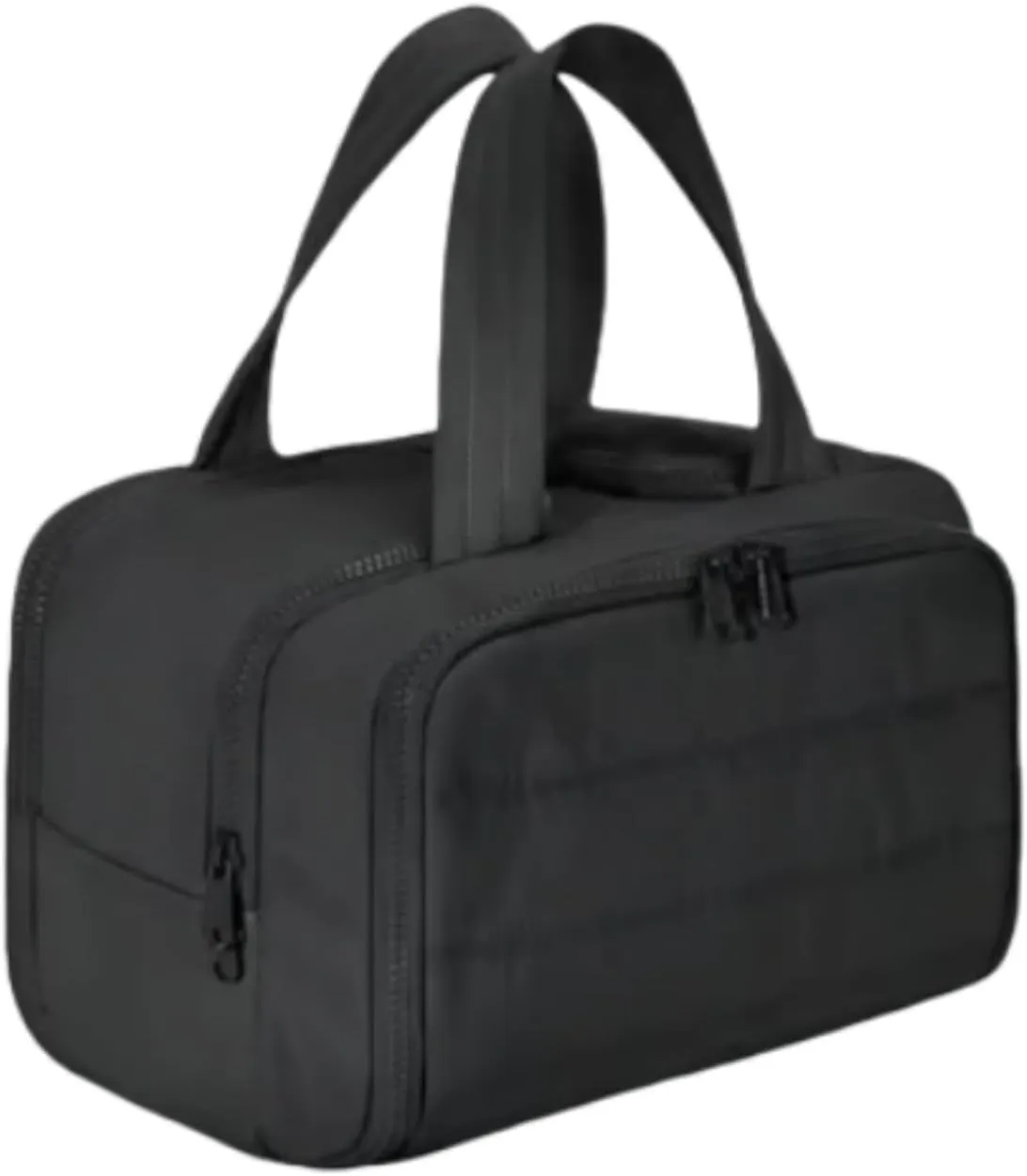 4-in-1 Puffy Multi-Functional Toiletry Bag, Large Capacity Travel Cosmetic Bag, Portable Cosmetic Bag Makeup Organizer, Makeup Accessories (Black)