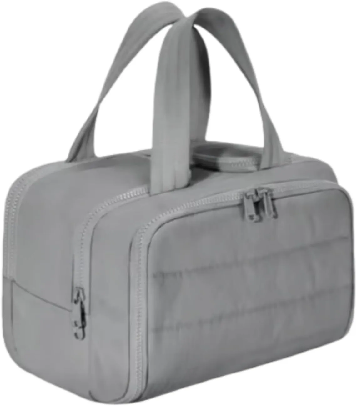 4-in-1 Puffy Multi-Functional Toiletry Bag, Large Capacity Travel Cosmetic Bag, Portable Cosmetic Bag Makeup Organizer, Makeup Accessories (Gray)