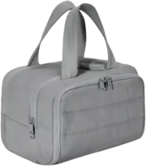 4-in-1 Puffy Multi-Functional Toiletry Bag, Large Capacity Travel Cosmetic Bag, Portable Cosmetic Bag Makeup Organizer, Makeup Accessories (Gray)