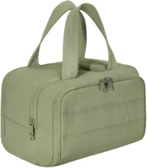 4-in-1 Puffy Multi-Functional Toiletry Bag, Large Capacity Travel Cosmetic Bag, Portable Cosmetic Bag Makeup Organizer, Makeup Accessories (Green)
