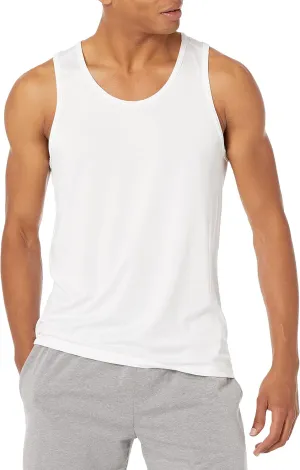 Amazon Essentials Men's Active Quick Dry Tech Stretch Lightweight Gym Tank Top