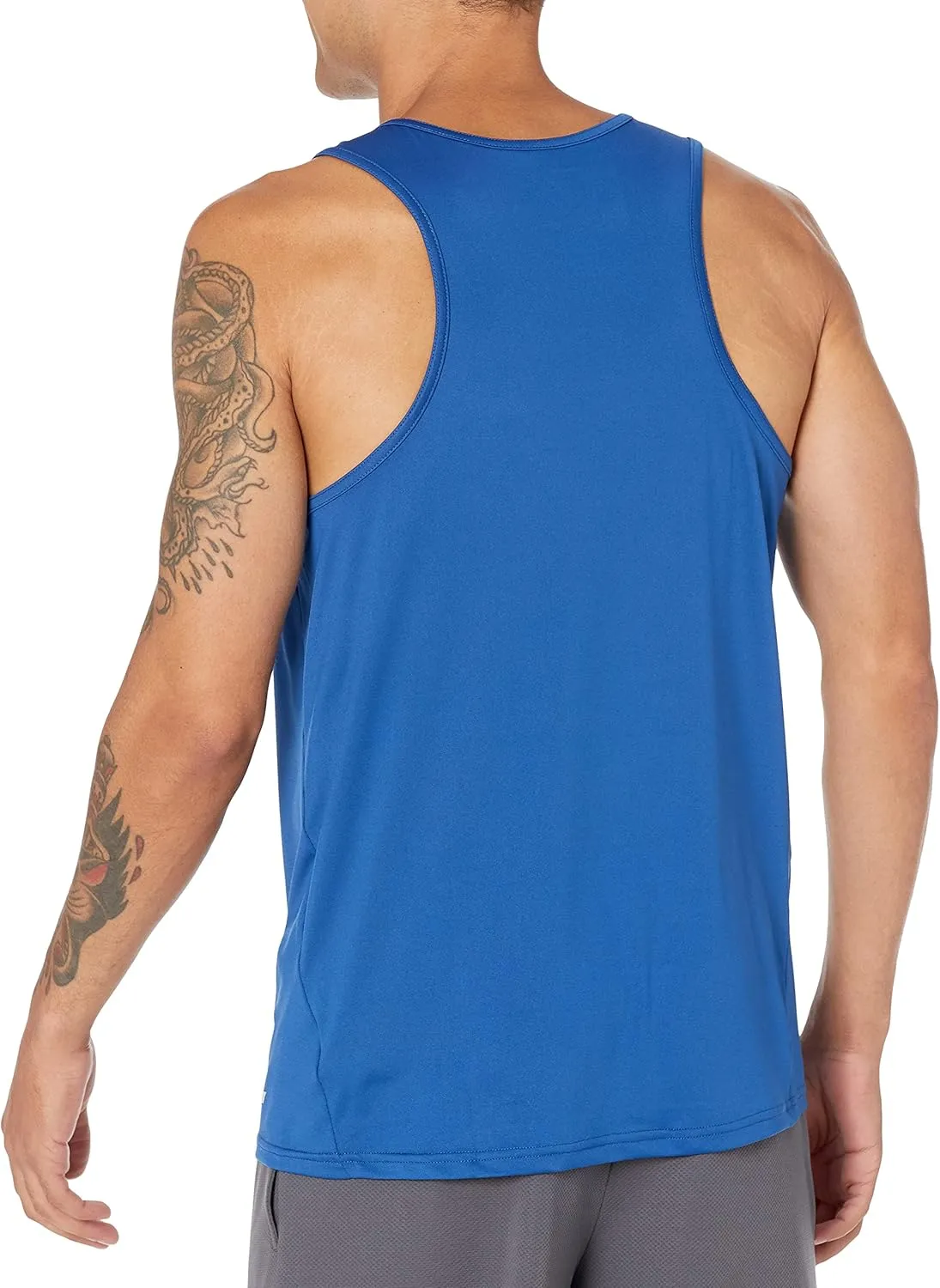 Amazon Essentials Men's Active Quick Dry Tech Stretch Lightweight Gym Tank Top
