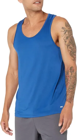 Amazon Essentials Men's Active Quick Dry Tech Stretch Lightweight Gym Tank Top