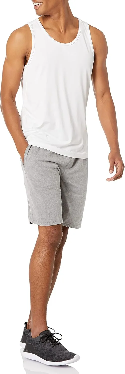 Amazon Essentials Men's Active Quick Dry Tech Stretch Lightweight Gym Tank Top