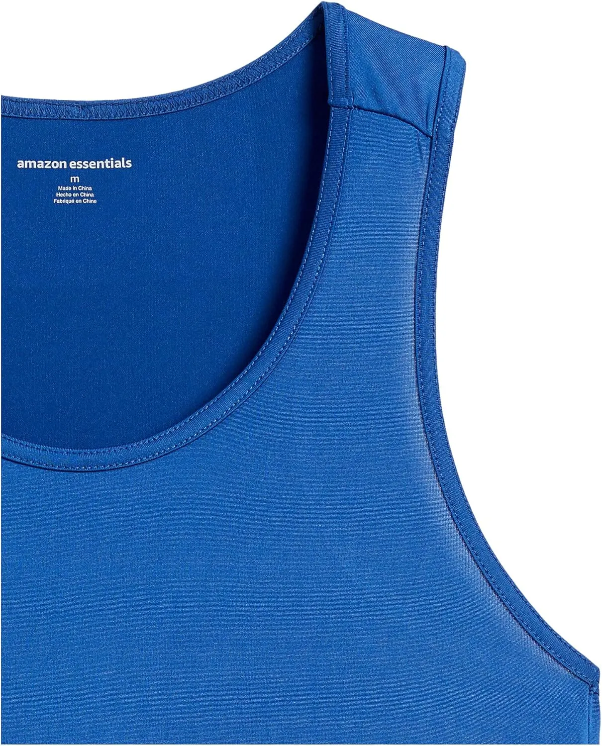 Amazon Essentials Men's Active Quick Dry Tech Stretch Lightweight Gym Tank Top