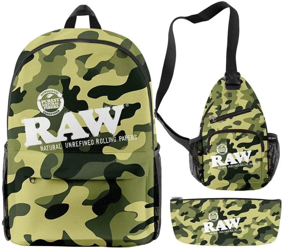 Anime Backpacks Casual Laptop Backpack Travel Bags for Men Women