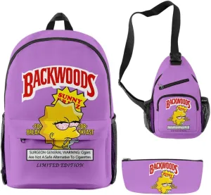 Anime Backpacks Casual Laptop Backpack Travel Bags for Men Women