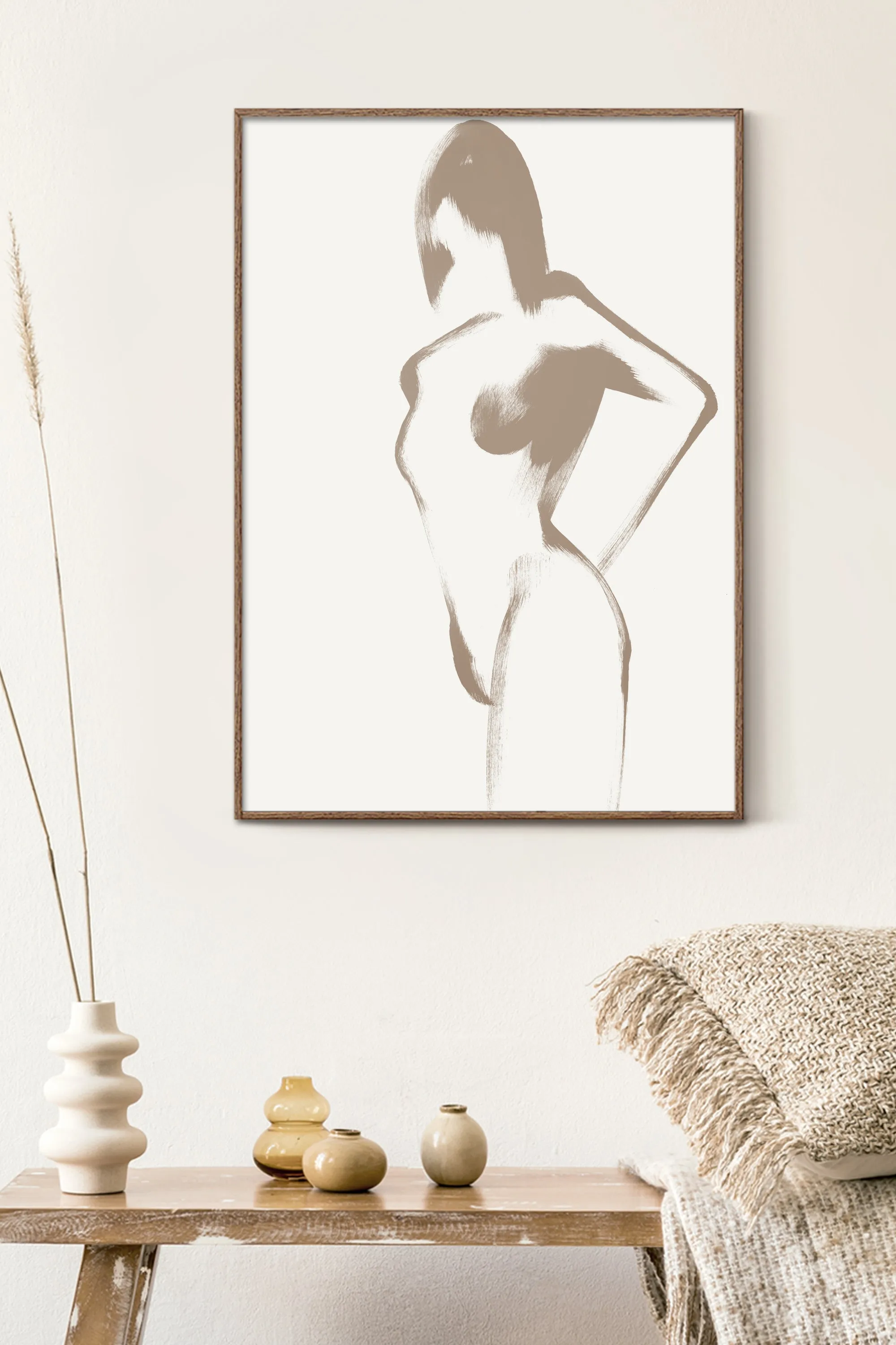 ART PRINT - Feminine no. 11 Beige