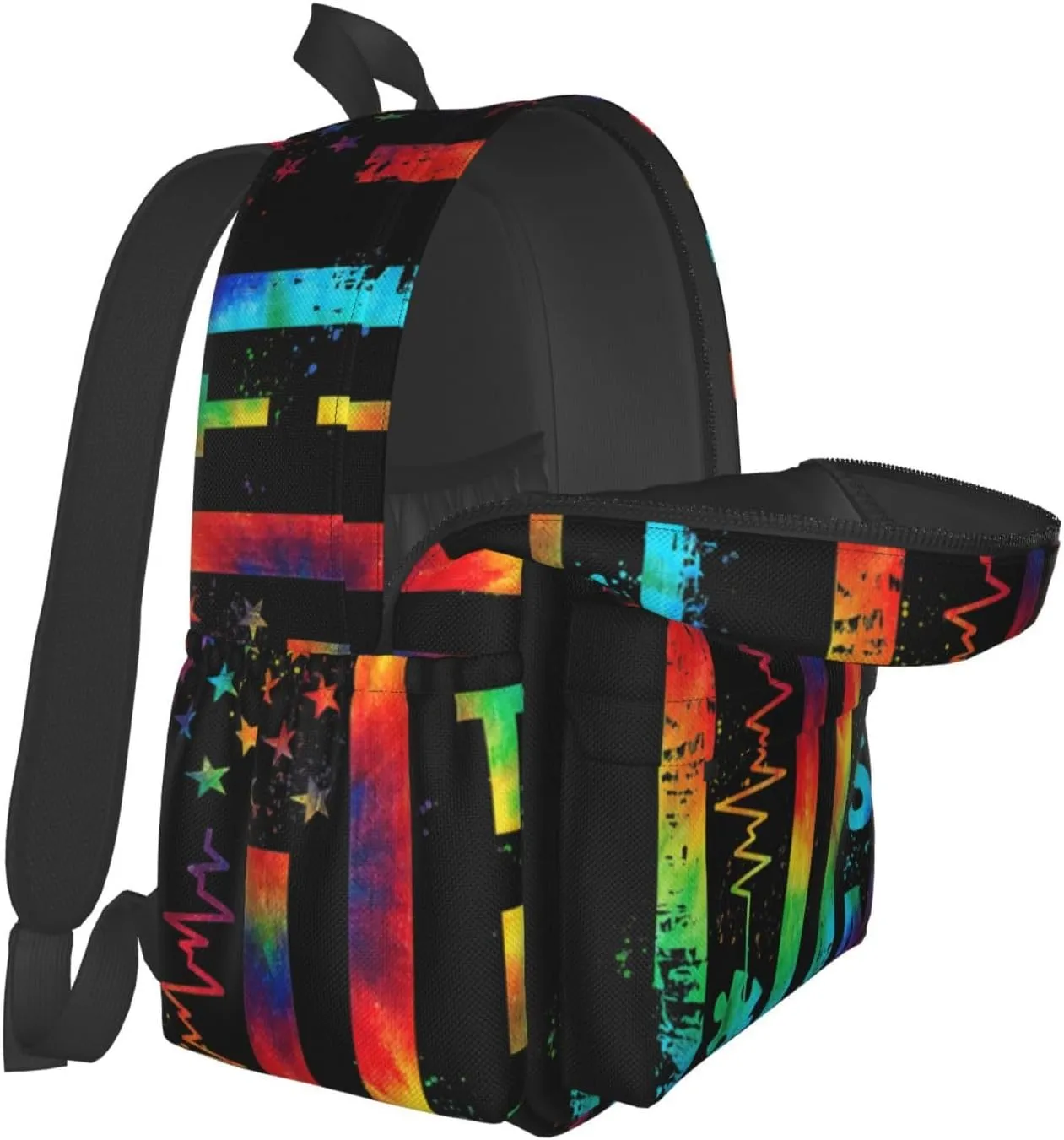 Autism Awareness Backpacks Laptop Casual Daypack Travel Backpack Autism Sling Bag with Multiple Pockets