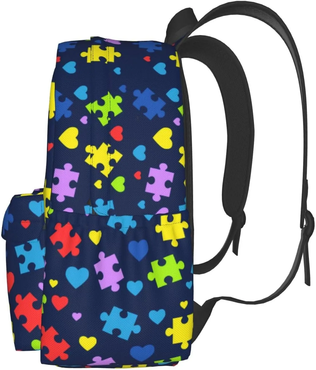 Autism Awareness Backpacks Laptop Casual Daypack Travel Backpack Autism Sling Bag with Multiple Pockets