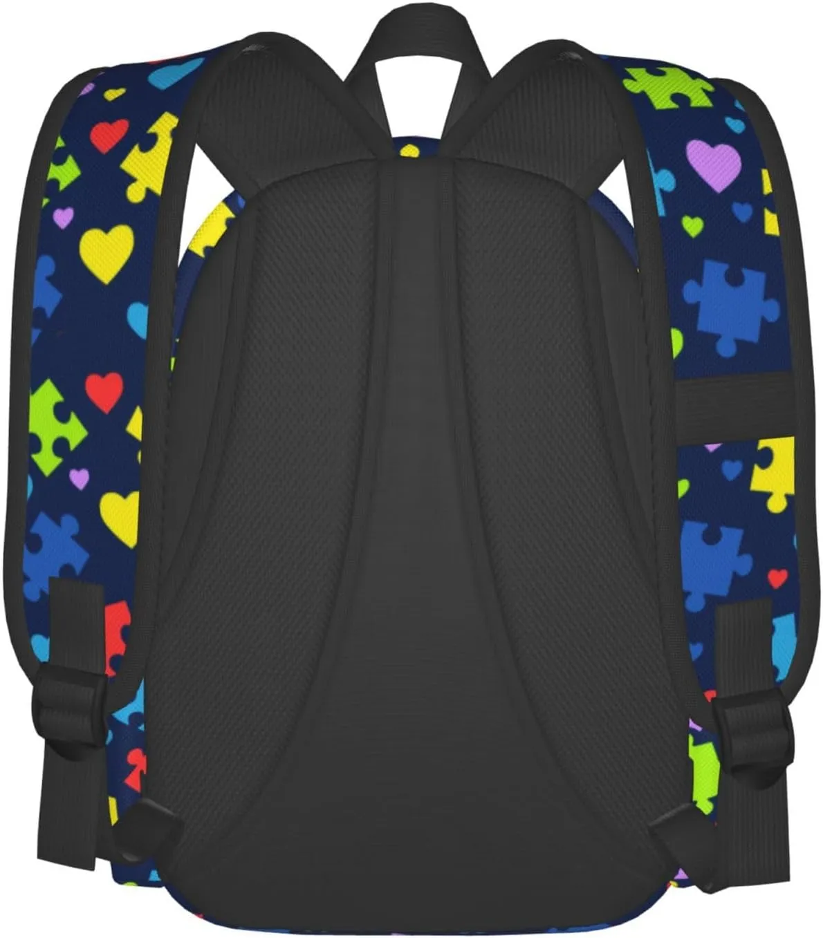 Autism Awareness Backpacks Laptop Casual Daypack Travel Backpack Autism Sling Bag with Multiple Pockets