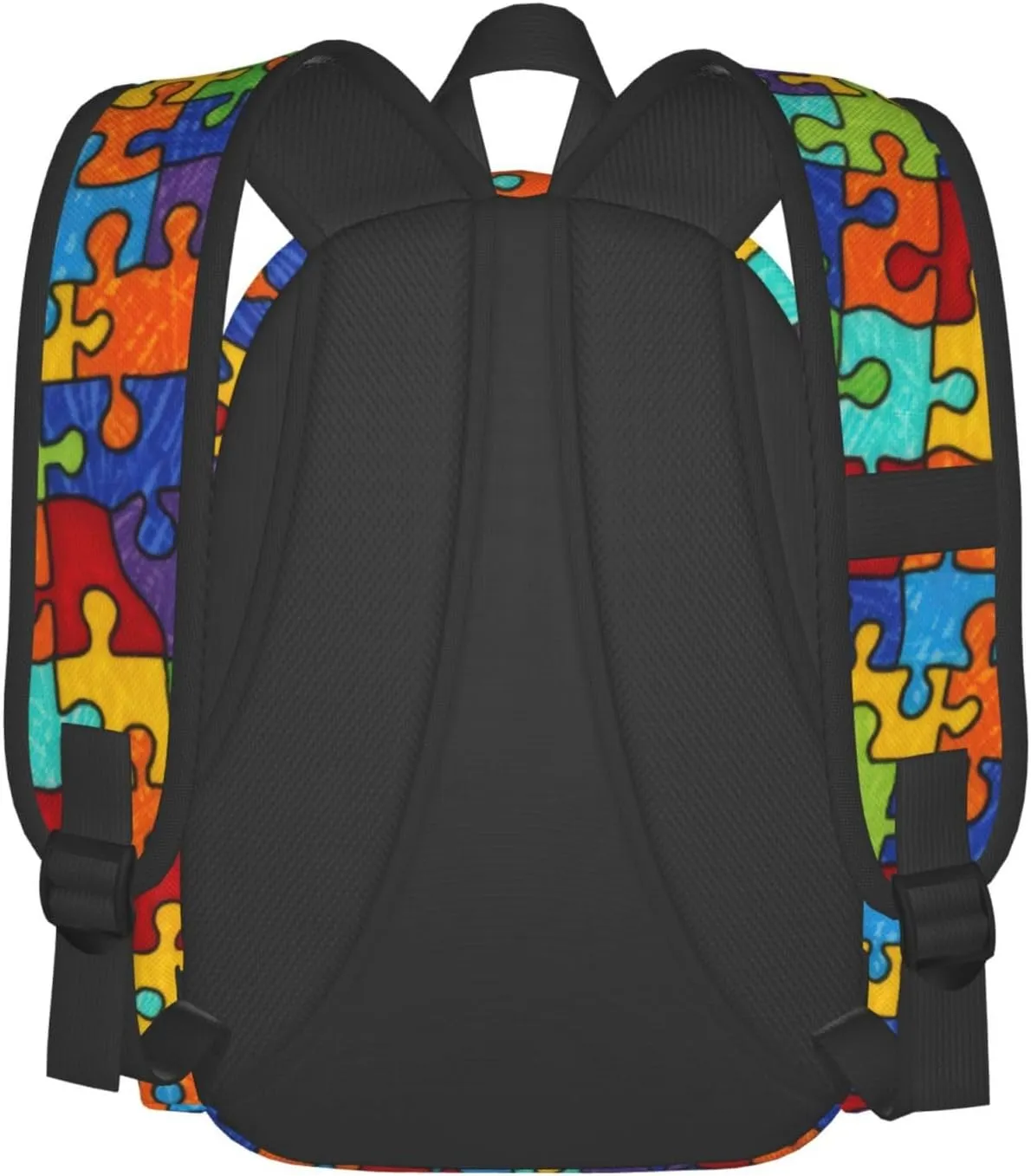 Autism Awareness Backpacks Laptop Casual Daypack Travel Backpack Autism Sling Bag with Multiple Pockets