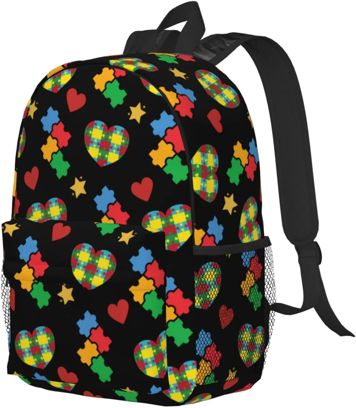 Autism Backpack Autism Awareness Casual Lightweight Travel Daypack Backpacks for Men Women Laptop Bags