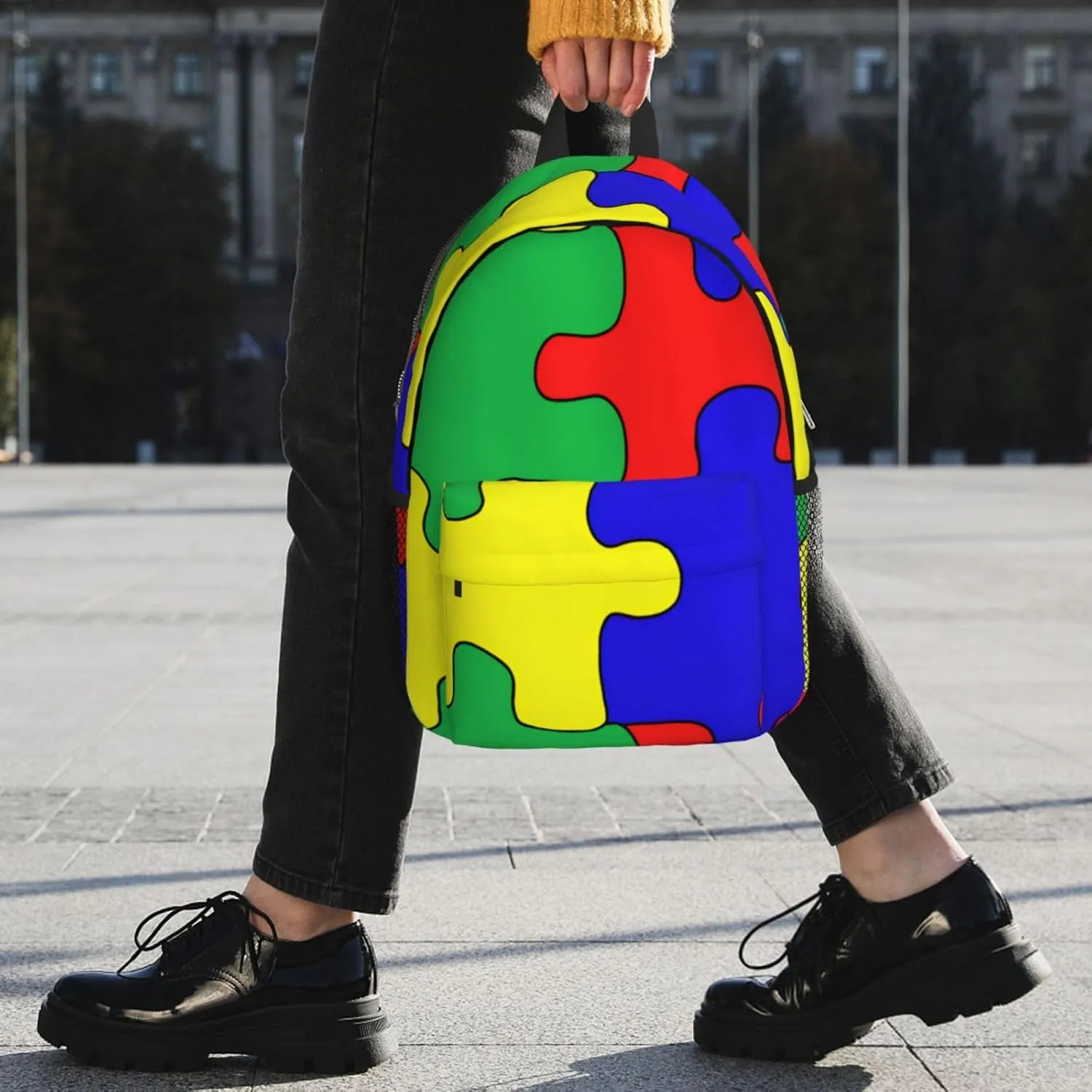 Autism Backpack Autism Awareness Casual Lightweight Travel Daypack Backpacks for Men Women Laptop Bags