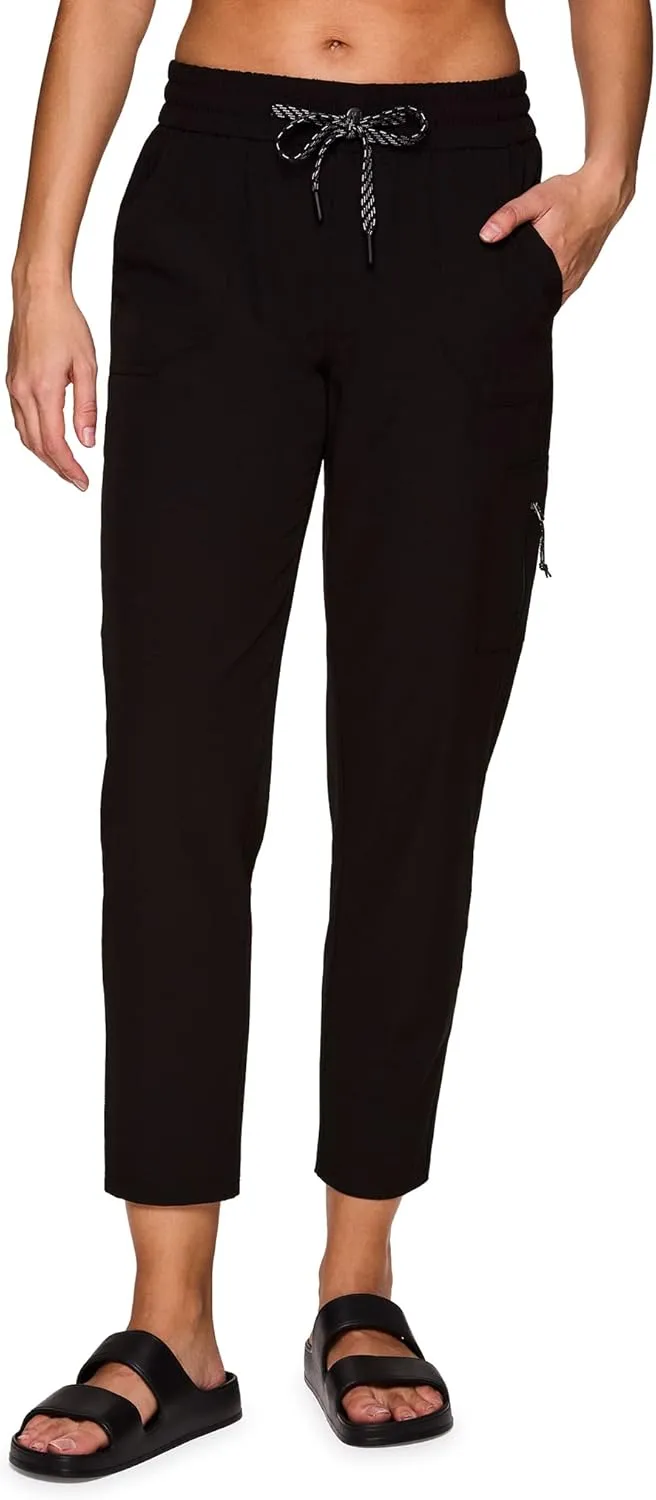 Avalanche Women's Everyday Hiking Quick Dry Woven Ripstop Ankle Pant with Pocket