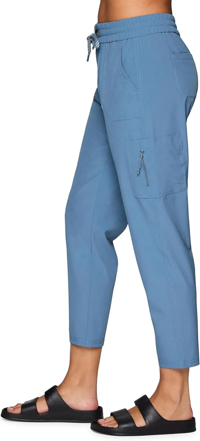 Avalanche Women's Everyday Hiking Quick Dry Woven Ripstop Ankle Pant with Pocket