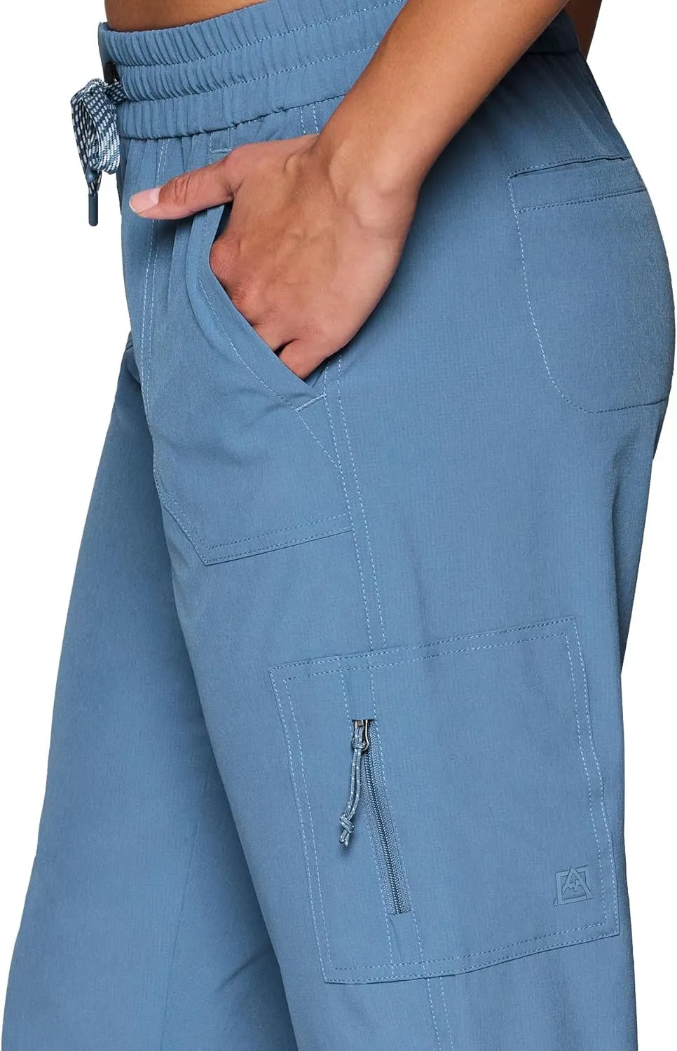 Avalanche Women's Everyday Hiking Quick Dry Woven Ripstop Ankle Pant with Pocket