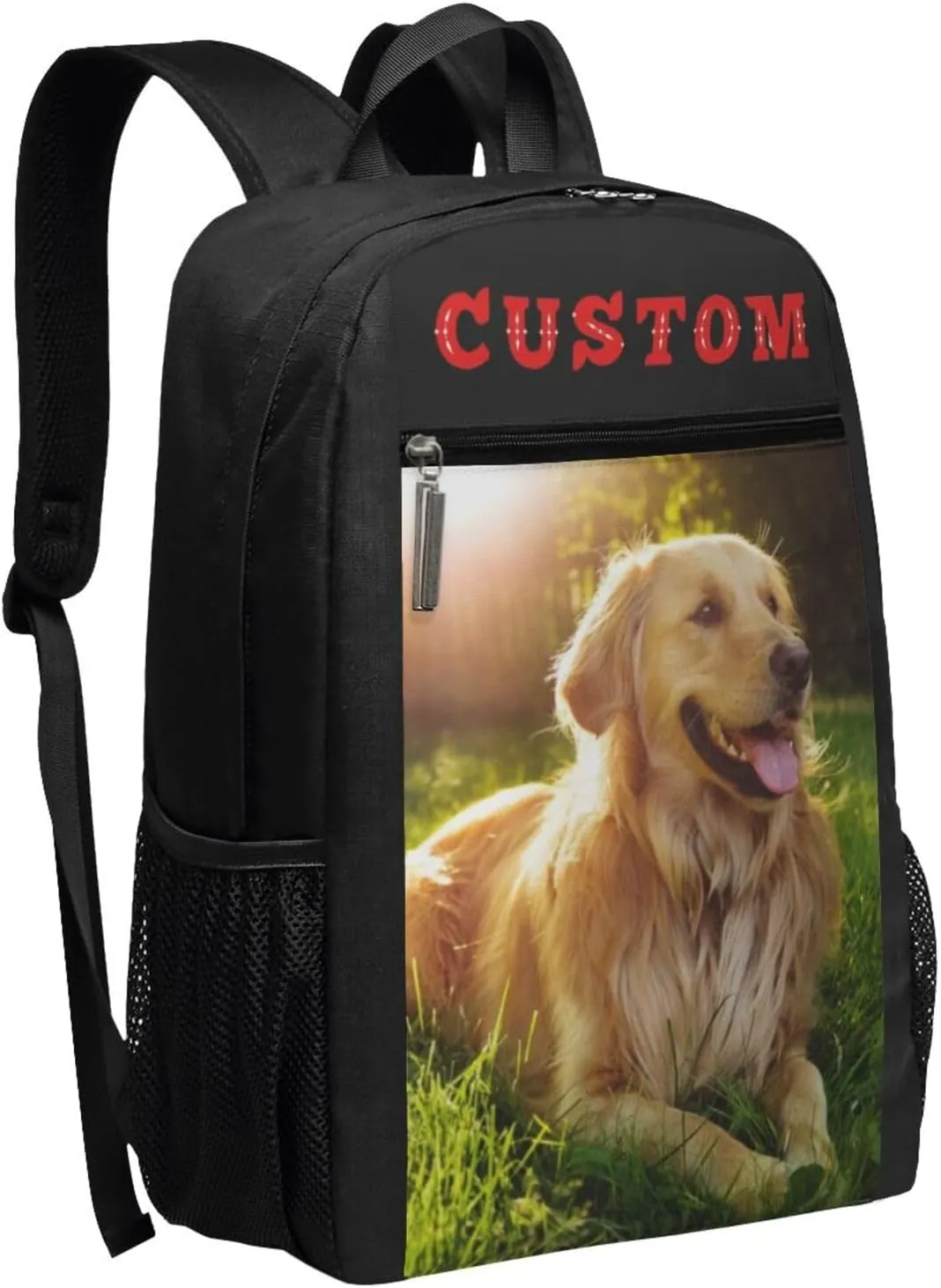 Backpacks, Personalized Laptop Backpack with Photo Text Image, Customize Travel Backpack Work Backpack Gifts for Women