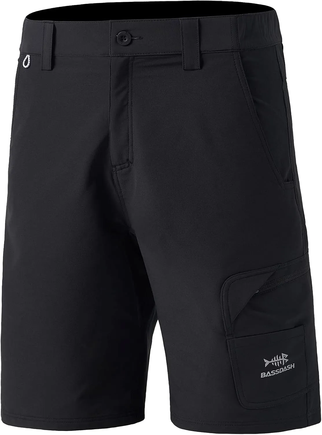 BASSDASH 10.5 Mens Fishing Cargo Shorts Quick Dry UPF 50  Water Resistant FP01M