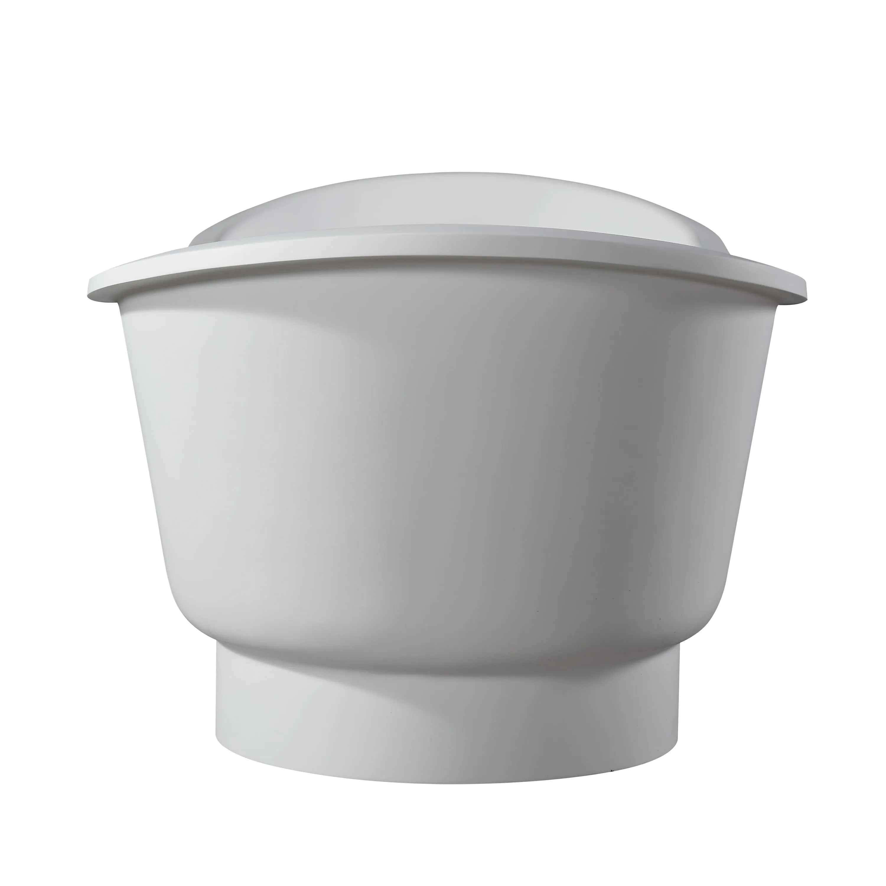 Becki 67" Freestanding Double Slipper Resin Tub
