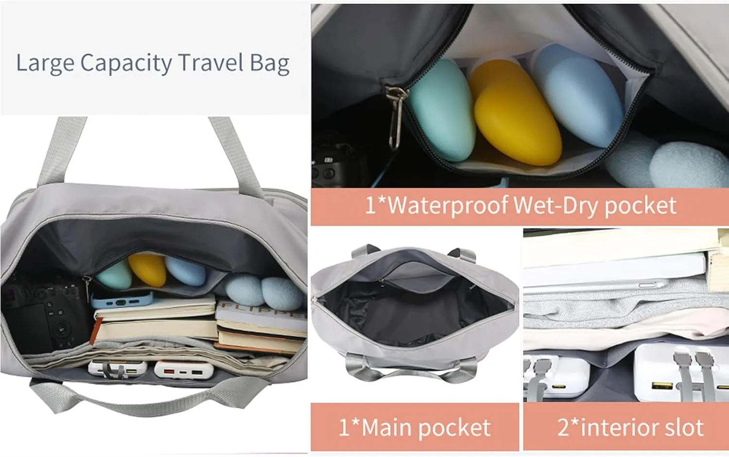 Beente Travel Bag with Wheels, Kulken Travel Bag with Wheels, 2025 New Travel Bag Universal