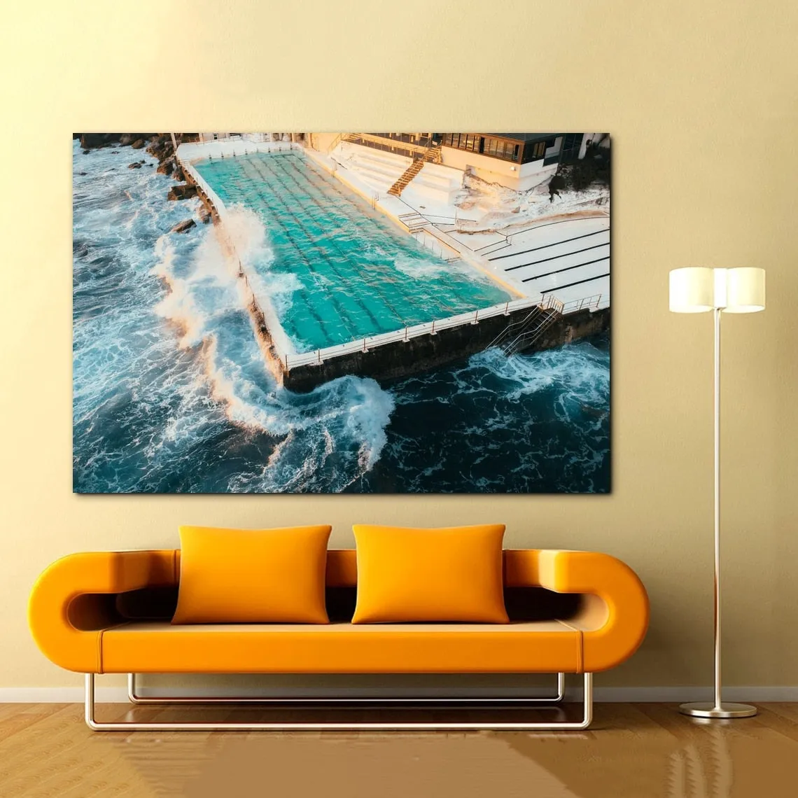 Bondi Beach Icebergs Pool Canvas - Photo Wall Art Print