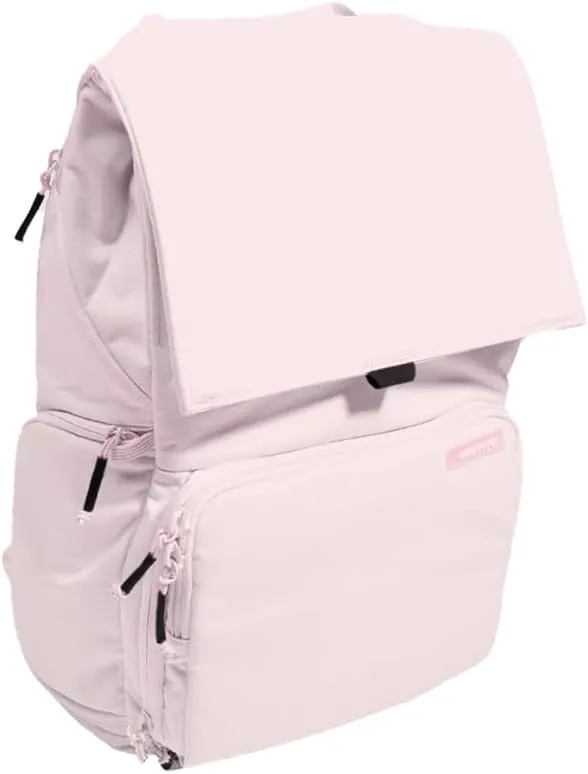 BREVITE - The Runner - Compact Camera Backpacks for Photographers - A Minimalist & Travel-friendly Photography Backpack Compatible With Both Laptop & DSLR Accessories 18L (Blush Pink)