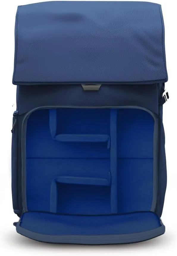 BREVITE - The Runner - Compact Camera Backpacks for Photographers - A Minimalist & Travel-friendly Photography Backpack Compatible With Both Laptop & DSLR Accessories 18L (Moonlit Blue)