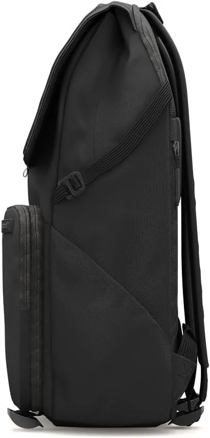 BREVITE - The Runner - Compact Camera Backpacks for Photographers - A Minimalist & Travel-friendly Photography Backpack Compatible With Both Laptop & DSLR Accessories 18L (Triple Black)