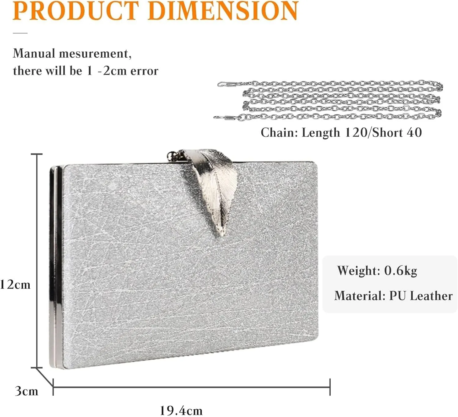 Bridal Wedding Handbag Sparkly Glitter Shoulder Elegant Crossbody Clutch Purses for Women Evening