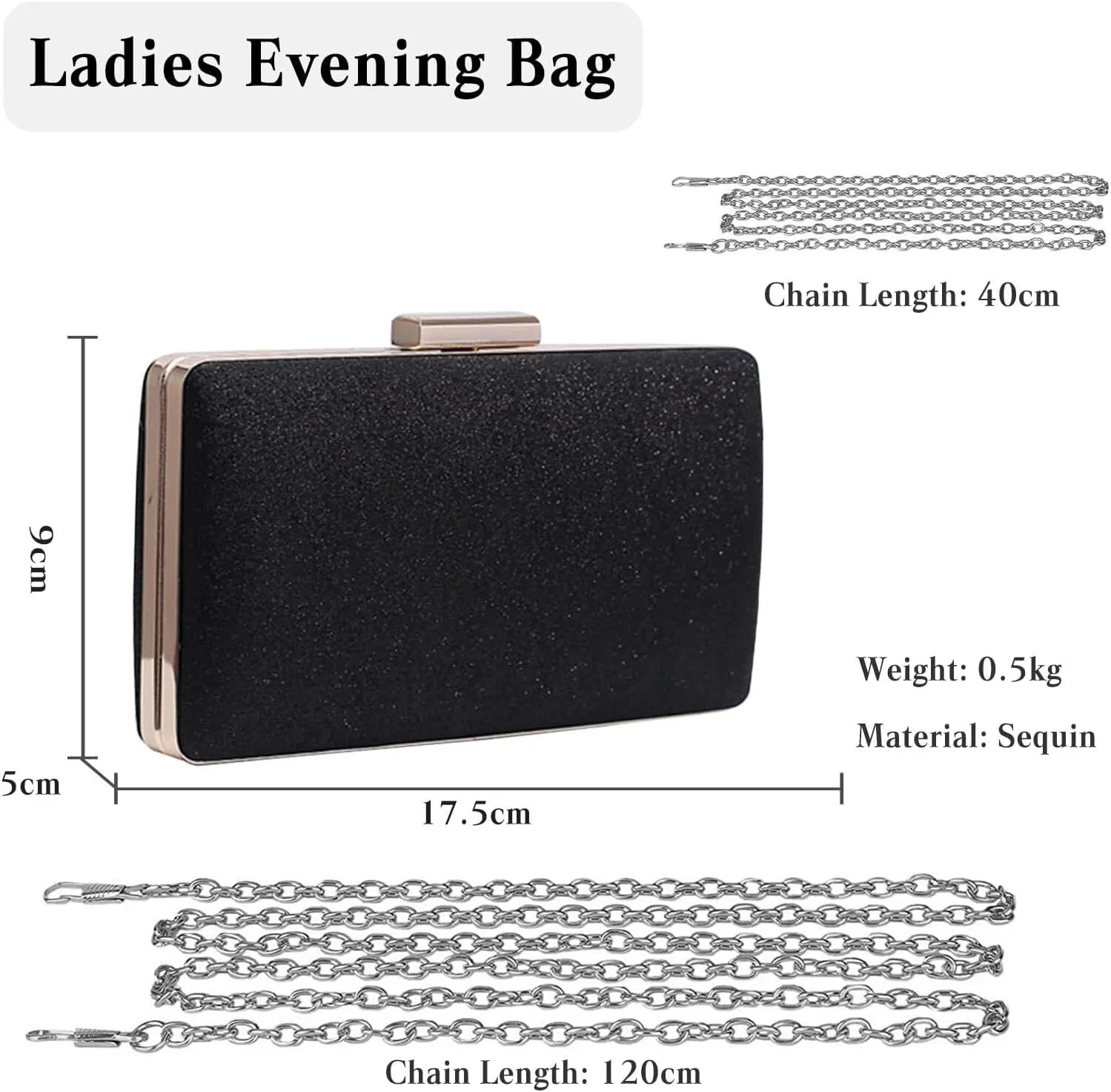 Bridal Wedding Purse Bling Shoulder Elegant Party Prom Bride Banquet Crossbody Evening Clutch Handbag