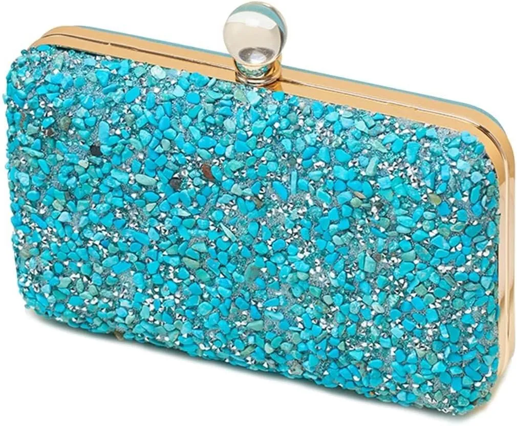 Bridal Wedding Purse Sparkly Crossbody Elegant Shoulder Women Evening Rhinestone Clutch Ladies Handbag
