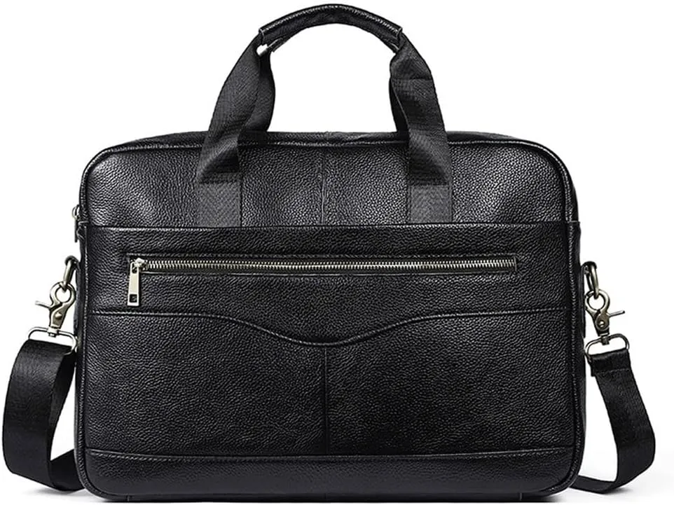 Business Briefcase Cross-shoulder Crossbody Handbag Multi-layer Storage Work Bag