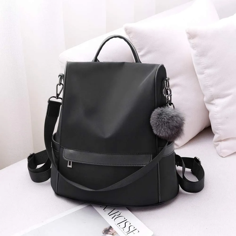 CHERUTY Women Backpack Purse Nylon Anti-theft Fashion Casual Lightweight Travel Shoulder Bag