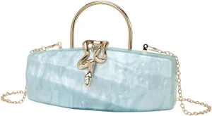 Chic Clutch Evening Purses for Women Wedding Party Ladies Clutch Handbag Acrylic Crossbody Bag for Prom