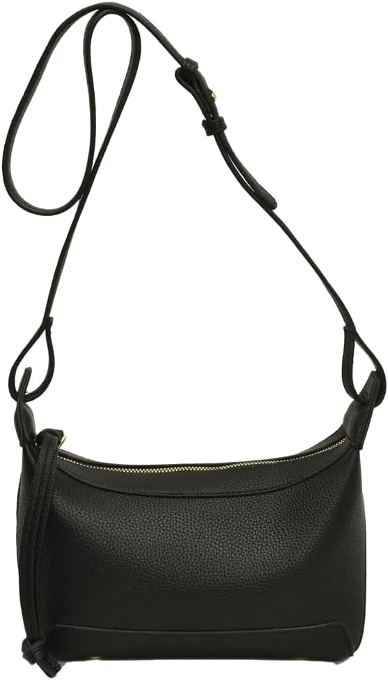 Chic Crossbody Bag for Women PU Leather Shoulder Purses Fashion Small Tote Handbag Dumpling Shape Satchel