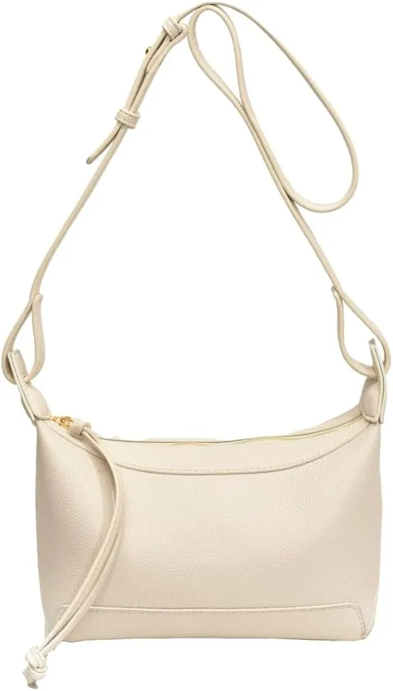 Chic Crossbody Bag for Women PU Leather Shoulder Purses Fashion Small Tote Handbag Dumpling Shape Satchel