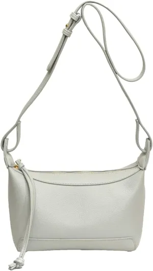 Chic Crossbody Bag for Women PU Leather Shoulder Purses Fashion Small Tote Handbag Dumpling Shape Satchel