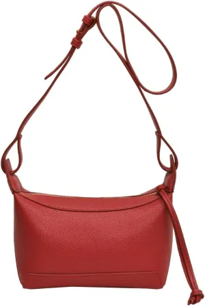 Chic Crossbody Bag for Women PU Leather Shoulder Purses Fashion Small Tote Handbag Dumpling Shape Satchel