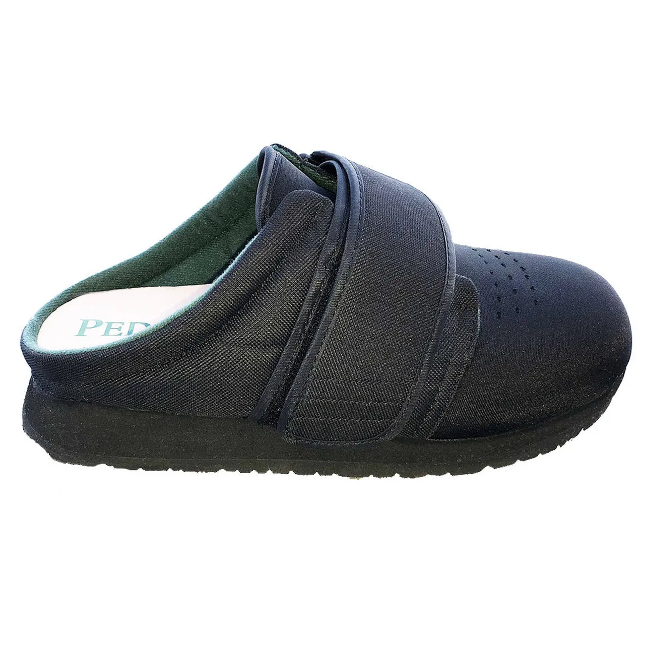 Classic Slide Black (Designed for Extreme Swelling/Lymphedema)