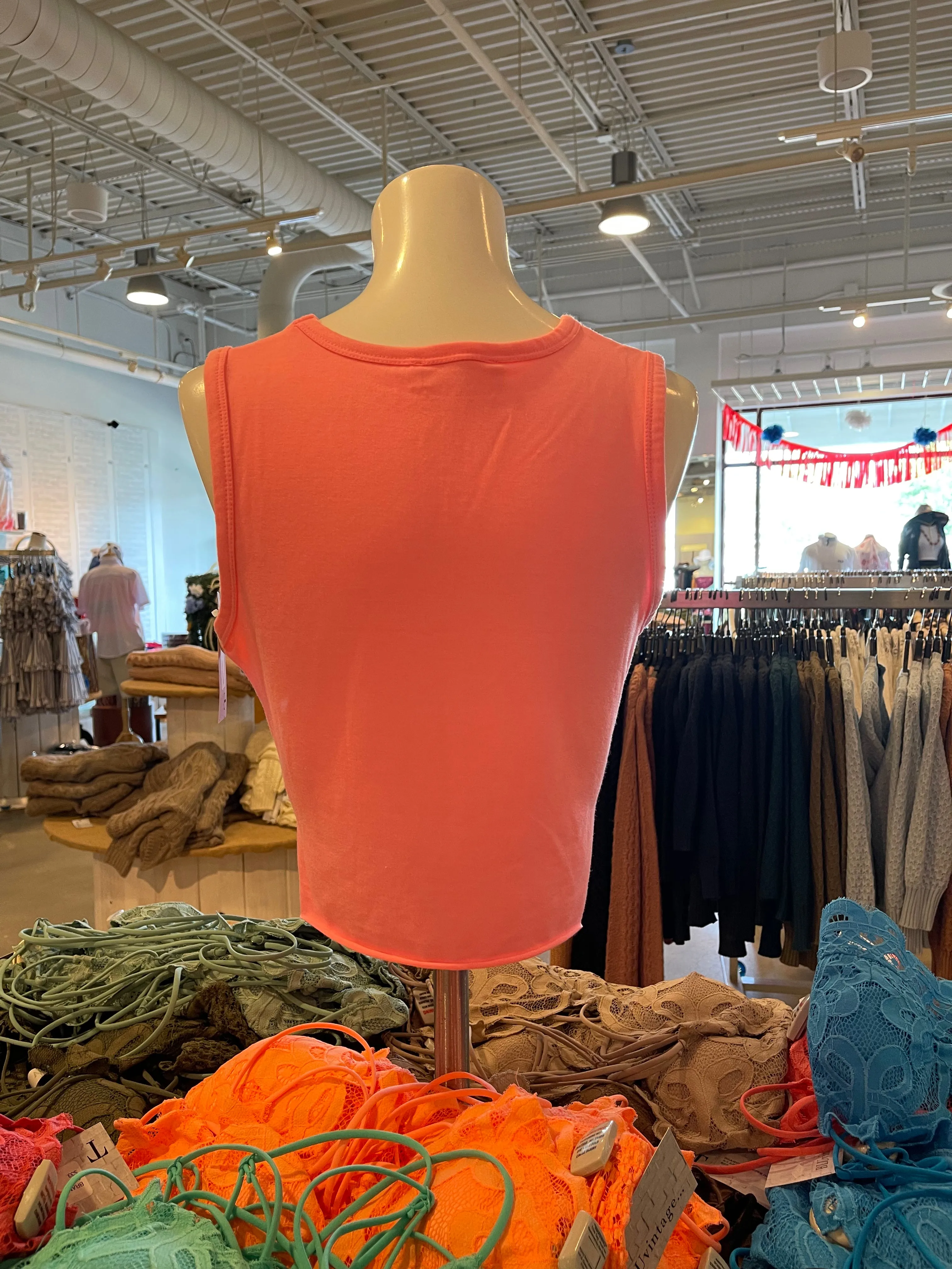 Connor Twist Tank In Bubblegum