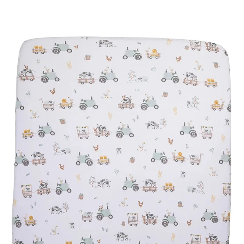 Cotton Jersey Fitted Crib Sheets
