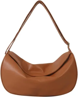 Crossbody Purses Womens Chic PU Leather Purse Stylish Handbag Shoulder Bag Satchel