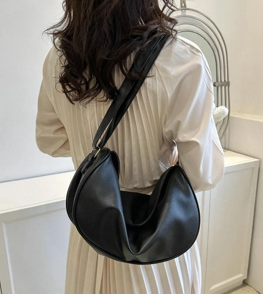 Crossbody Purses Womens Chic PU Leather Purse Stylish Handbag Shoulder Bag Satchel
