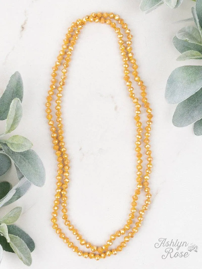 Double Wrap Beaded Necklace (3 Colors)