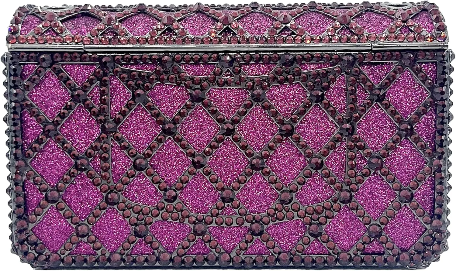 Elegant Ladies Flower Clutch Rhinestone Evening Bag Luxury Crystal Clutch Purse Diamond Handbag for Women Wedding Party