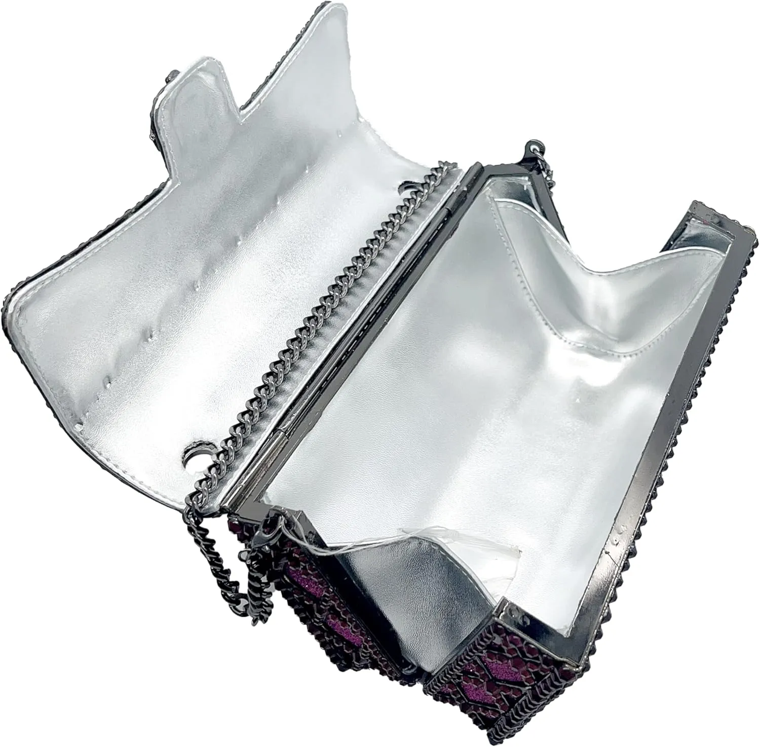 Elegant Ladies Flower Clutch Rhinestone Evening Bag Luxury Crystal Clutch Purse Diamond Handbag for Women Wedding Party