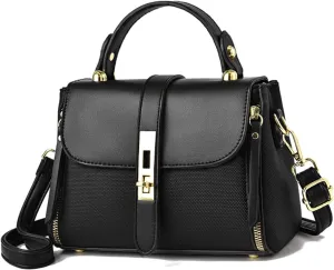 Elegant Women Handbag Shoulder Waterproof Crossbody Messenger PU Leather Satchel Small Square